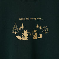 "ギザギザのくるみを食べるリス" 構文木スウェット （企画：東言） バーガンディ レッド グリーン ダークグレー 言語学 構文解析 QuizKnock クイズノック 秋冬 レディース メンズ 人気 おしゃれ 20代 30代 - QurioStore QurioS