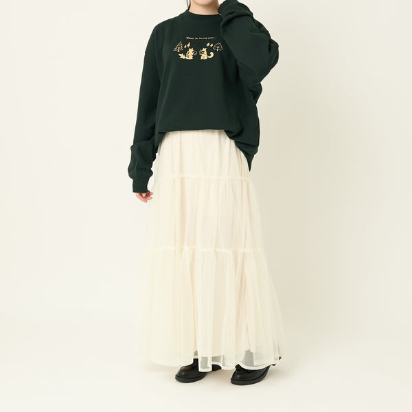 "ギザギザのくるみを食べるリス" 構文木スウェット （企画：東言） バーガンディ レッド グリーン ダークグレー 言語学 構文解析 QuizKnock クイズノック 秋冬 レディース メンズ 人気 おしゃれ 20代 30代 - QurioStore QurioS