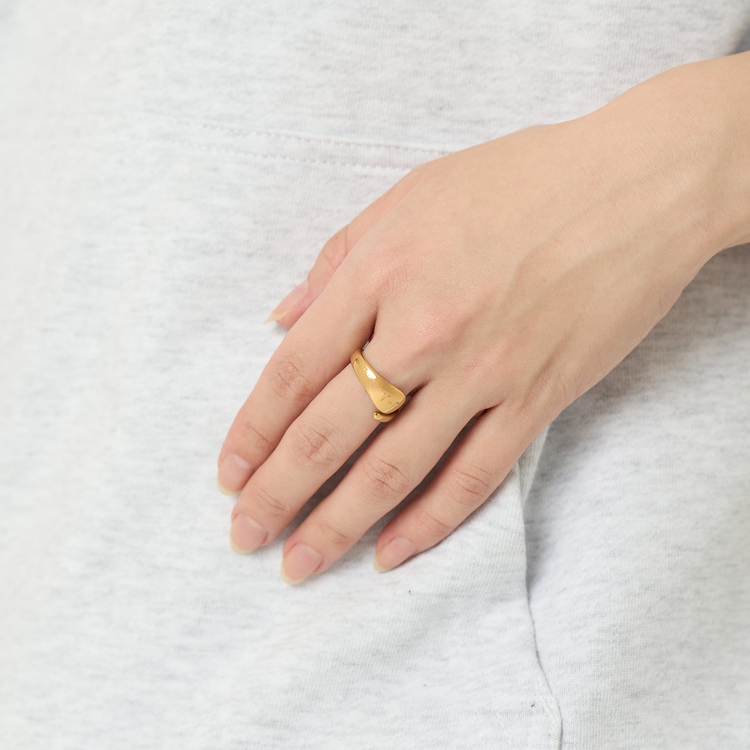 "無限付点" 音符リング シルバー ゴールド 音楽 数学 リング 付点 四分音符 八分音符 レディース メンズ 人気 おしゃれ 20代 30代 - QurioStore QurioS