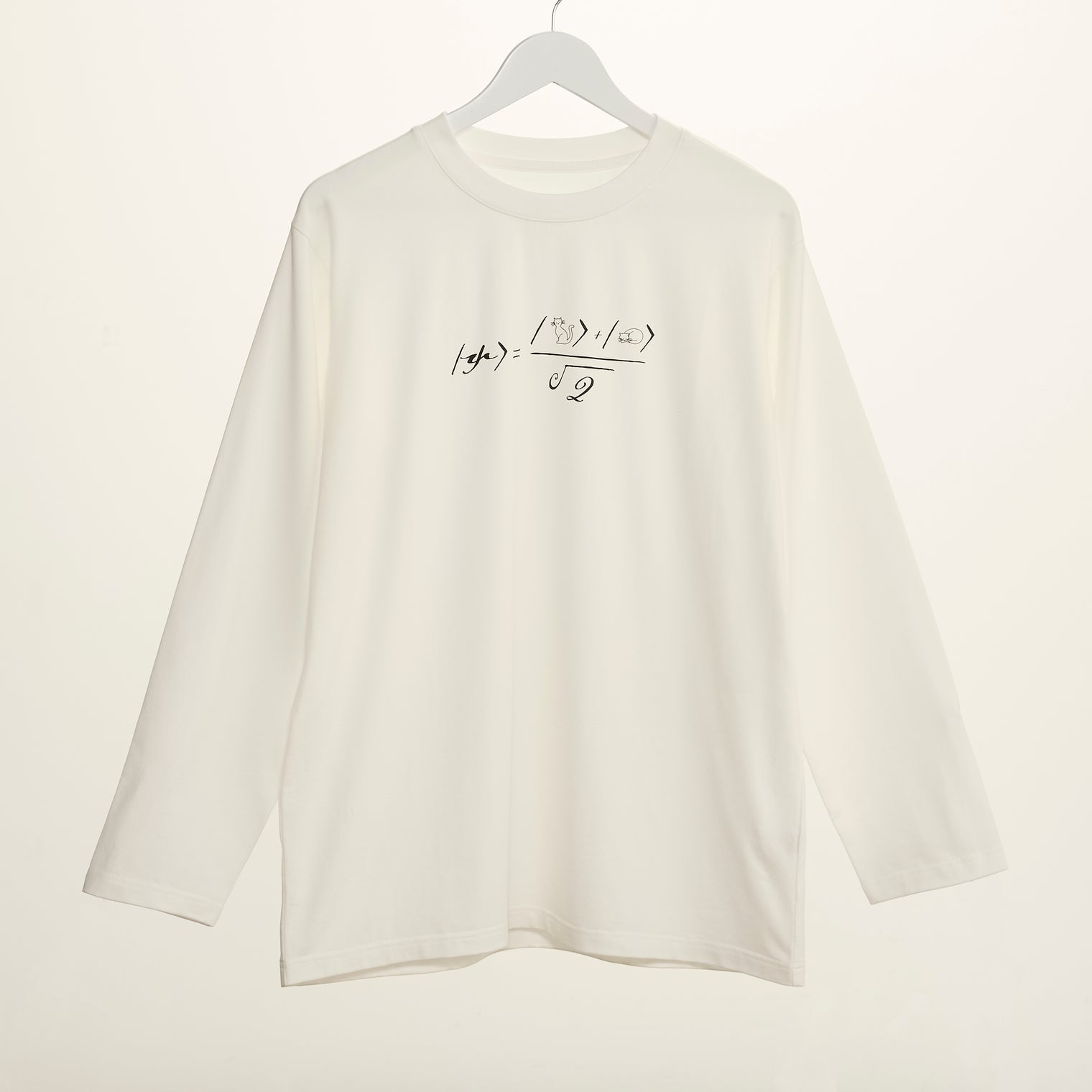 "シュレディンガーの猫" ルームウェア ネイビー ブラウン 量子力学 パシャマ 部屋着 上下セット ねこ ネコ レディース メンズ 人気 おしゃれ かわいい おすすめ 大人 ペア - QurioStore QurioS