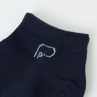 "点P" 靴下 ネイビー ブラック 数学 問題 スニーカーソックス くるぶし アンクル - QurioStore QurioS