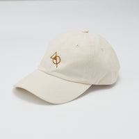 "cap"キャップ アイボリー ホワイト 数学 積集合 帽子 刺繍 - QurioStore QurioS