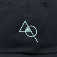 "cap"キャップ ブラック 数学 積集合 帽子 刺繍 - QurioStore QurioS