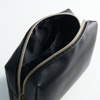 "深淵" ポーチ ブラック 哲学 ニーチェ 善悪の彼岸 メイク トラベル 旅行 かわいい メンズ おしゃれ おもしろい プレゼント - QurioStore QurioS