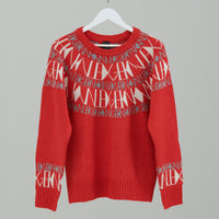 "Knowledge" ニットプルオーバー