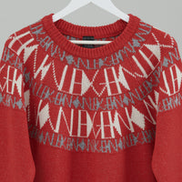 "Knowledge" ニットプルオーバー