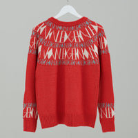 "Knowledge" ニットプルオーバー