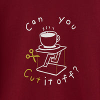 "テンセグリティ" スウェット バーガンディ アイボリー ネイビー 物理 力学 構造 トレーナー コーヒーカップ レディース メンズ 人気 おしゃれ かわいい おすすめ 秋 冬 - QurioStore QurioS