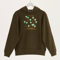 "ボロノイ図" パーカー オリーブ インディゴ 地図 網目 キリン レディース メンズ 人気 おしゃれ かわいい おすすめ 秋 冬 - QurioStore QurioS