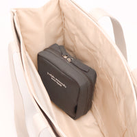 "汝自身を知れ" ポーチ チャコール ブラック 哲学 ソクラテス メイク トラベル 自分の無知を自覚せよ - QurioStore QurioS