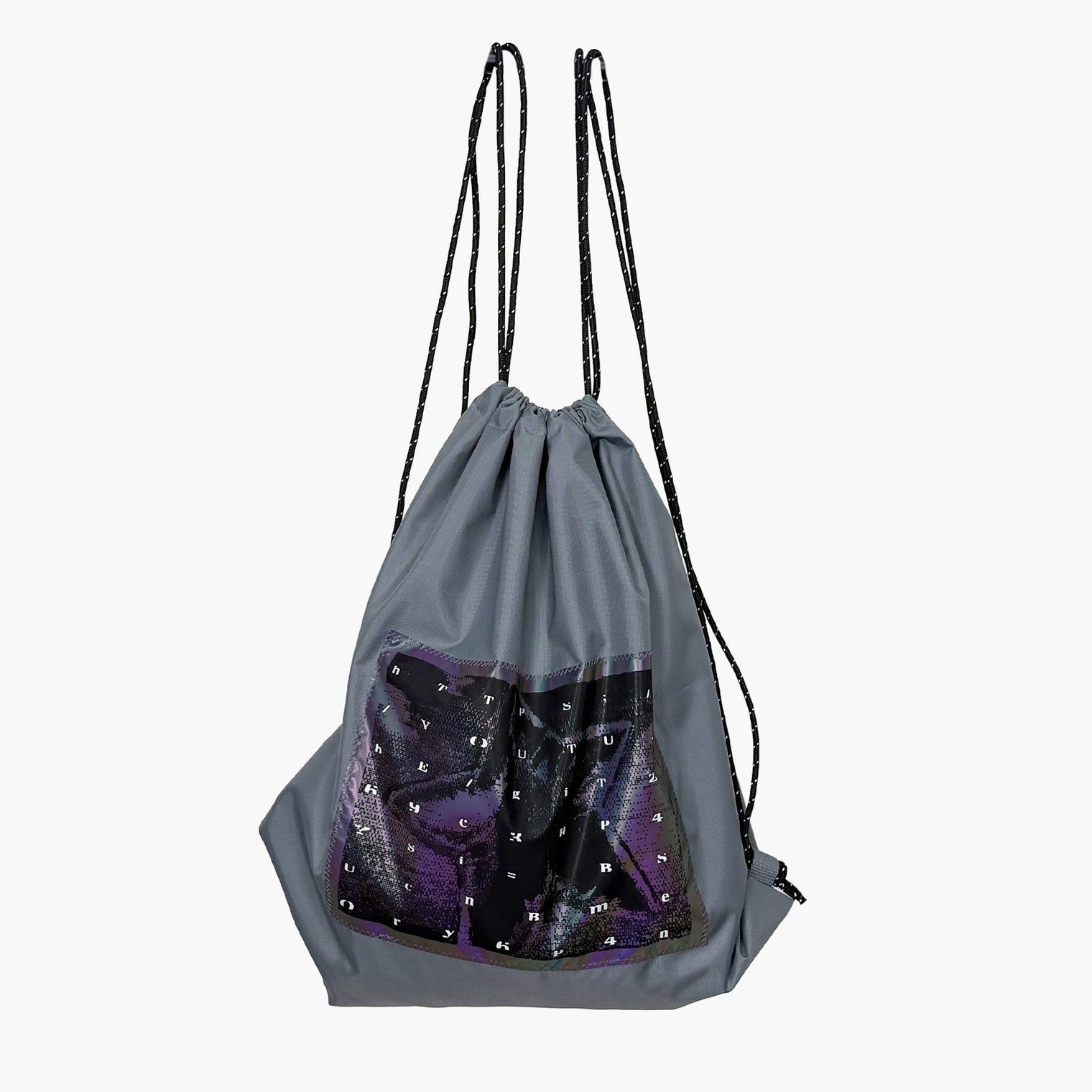 アートゥーン！ナップサック ブラック 芸術 バックパック ラーメン 星 artoone グッズ - QurioStore アートゥーン！