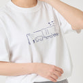 "つるかめ算（代理）" Tシャツ アイボリー ブラック ホワイト 数学 算数 ペンギン シロクマ 動物 レディース メンズ 人気 おしゃれ 20代 30代 - QurioStore QurioS