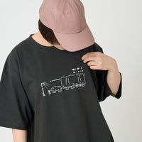 "つるかめ算（代理）" Tシャツ アイボリー ブラック ホワイト 数学 算数 ペンギン シロクマ 動物 レディース メンズ 人気 おしゃれ 20代 30代 - QurioStore QurioS