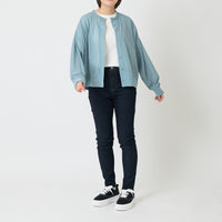 "点P" シアーカーディガン ライトブルー 数学 問題 冷房 寒暖差 羽織りもの きれいめ 春夏 - QurioStore QurioS