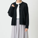 "点P" シアーカーディガン ブラック 数学 問題 冷房 寒暖差 羽織りもの きれいめ 春夏 - QurioStore QurioS