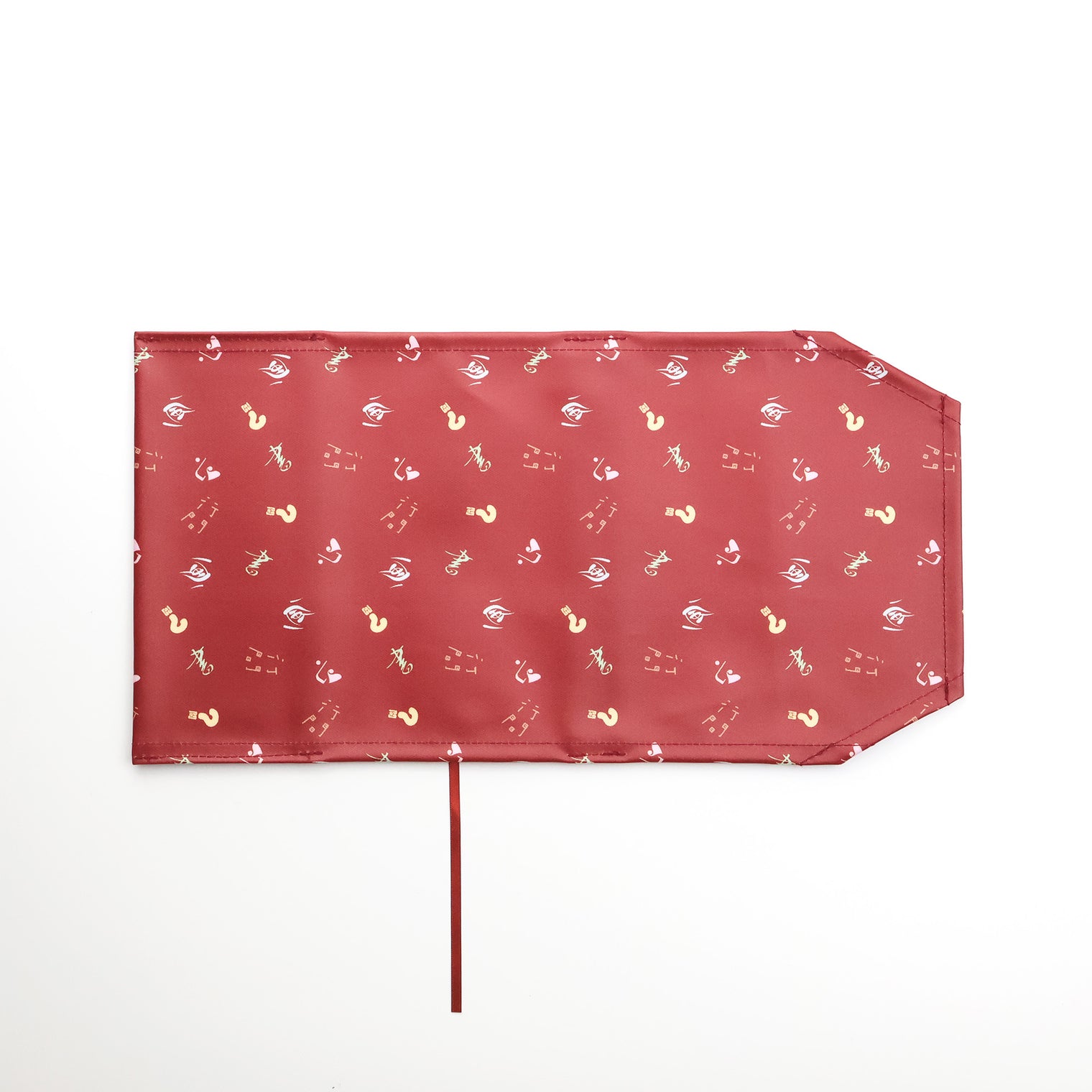 "読むもの" ブックカバー グリーン レッド 文学 小説 文庫本 PVC加工 汚れにくい おしゃれ 布 - QurioStore QurioS