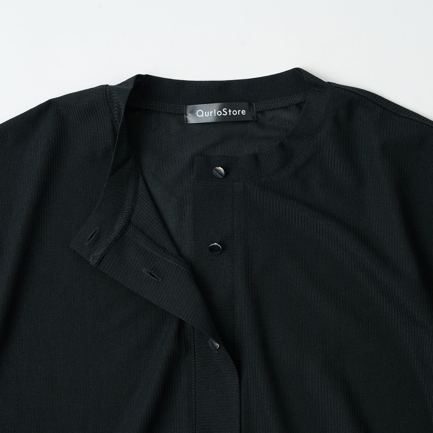 "点P" シアーカーディガン ブラック 数学 問題 冷房 寒暖差 羽織りもの きれいめ 春夏 - QurioStore QurioS