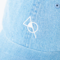 "cap"キャップ デニム ブルー 数学 積集合 帽子 刺繍 - QurioStore QurioS