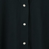 "点P" シアーカーディガン ブラック 数学 問題 冷房 寒暖差 羽織りもの きれいめ 春夏 - QurioStore QurioSurioS