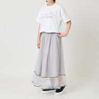 "つるかめ算（代理）" Tシャツ アイボリー ブラック ホワイト 数学 算数 ペンギン シロクマ 動物 レディース メンズ 人気 おしゃれ 20代 30代 - QurioStore QurioS