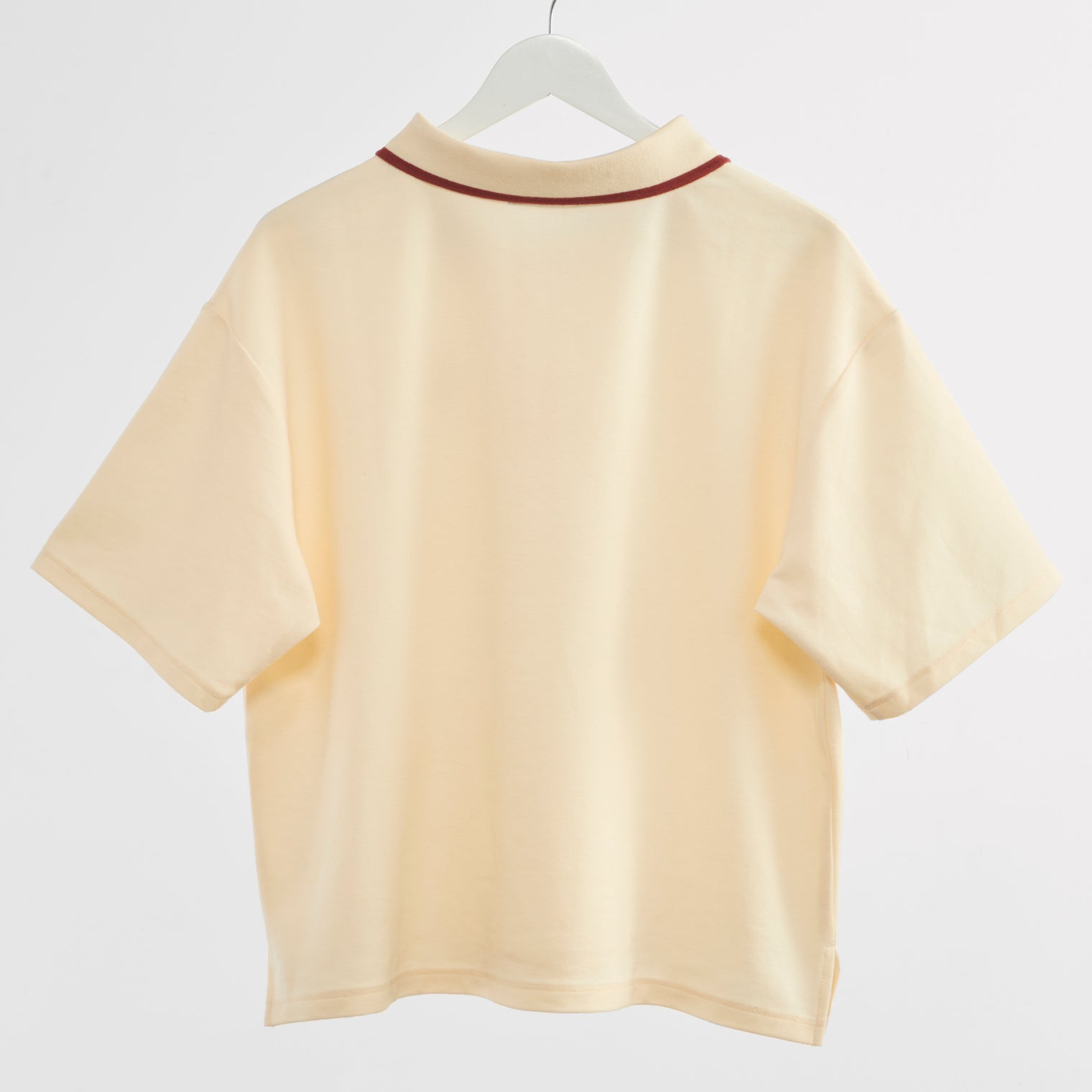 "チューリング・テスト" ポロシャツ アイボリー ネイビー 謎解き AI ドロップショルダー オーバーサイズ レディース メンズ 人気 おしゃれ 20代 30代 通勤 オフィス - QurioStore QurioS