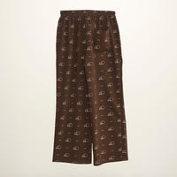 "シュレディンガーの猫" ルームウェア ネイビー ブラウン 量子力学 パシャマ 部屋着 上下セット ねこ ネコ レディース メンズ 人気 おしゃれ かわいい おすすめ 大人 ペア - QurioStore QurioS