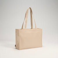 "ジョハリの窓Ⅰ" バッグ ブラウン アイボリー 心理学 痛バッグ トートバッグ メンズ レディース 制服 通勤 オフィス おしゃれ - QurioStore QurioS