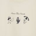 "Allen’s rule parade" Tシャツ キツネ アイボリー チャコール コーラルピンク ライトグリーン 生物学 アレンの法則 Tシャツ キツネ パレード クイズノック グッズ レディース メンズ 人気 おしゃれ 20代 30代 - QurioStore QurioStore