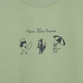 "Allen’s rule parade" Tシャツ キツネ アイボリー チャコール コーラルピンク ライトグリーン 生物学 アレンの法則 Tシャツ キツネ パレード クイズノック グッズ レディース メンズ 人気 おしゃれ 20代 30代 - QurioStore QurioStore