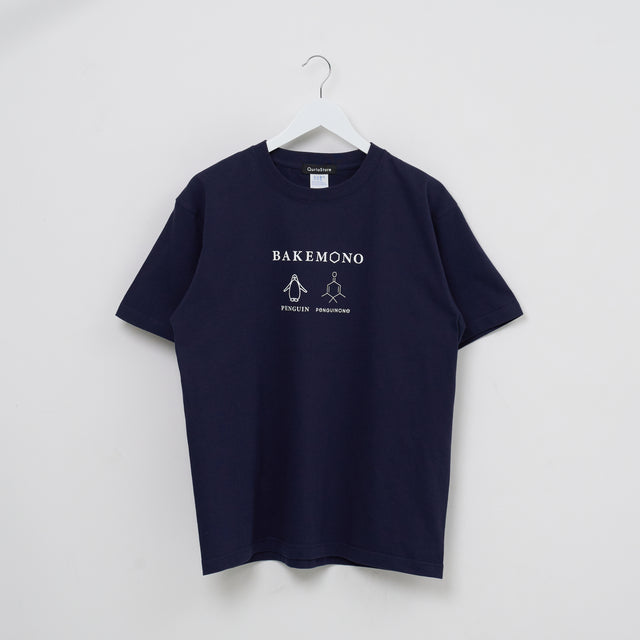 "BAKEMONO" Tシャツ ネイビー ピンク ホワイト サンドカーキ 化学 構造式 Tシャツ ペンギン ドッグ 犬 レディース メンズ 人気 おしゃれ 20代 30代 - QurioStore QurioS