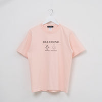 "BAKEMONO" Tシャツ ネイビー ピンク ホワイト サンドカーキ 化学 構造式 Tシャツ ペンギン ドッグ 犬 レディース メンズ 人気 おしゃれ 20代 30代 - QurioStore QurioS