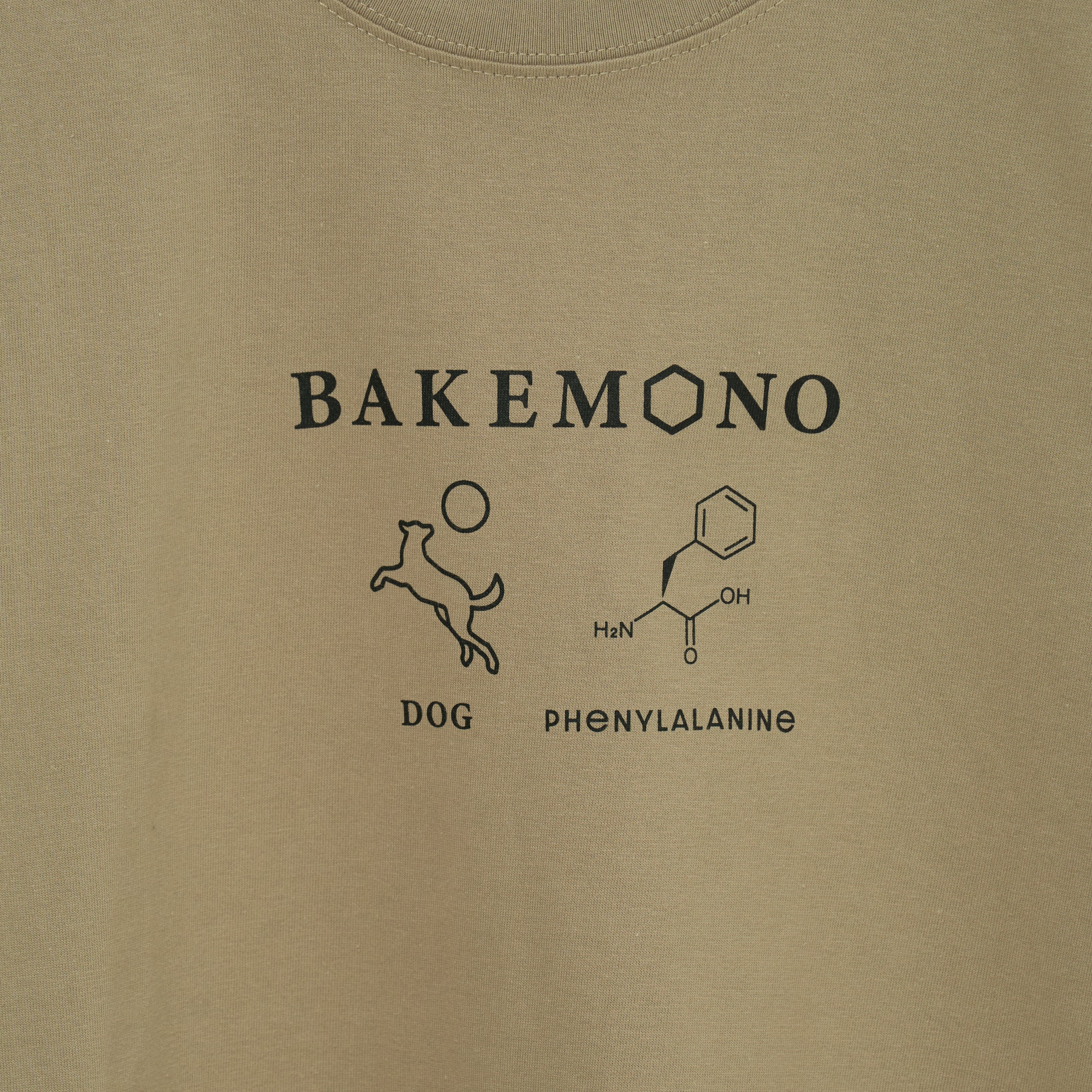 化学構造式 Tシャツ｜動物に見立てたBAKEMONOデザイン・おもしろ理系