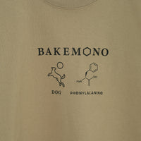 "BAKEMONO" Tシャツ ネイビー ピンク ホワイト サンドカーキ 化学 構造式 Tシャツ ペンギン ドッグ 犬 レディース メンズ 人気 おしゃれ 20代 30代 - QurioStore QurioS
