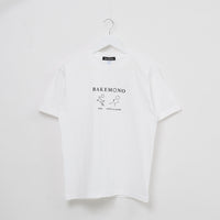 "BAKEMONO" Tシャツ ネイビー ピンク ホワイト サンドカーキ 化学 構造式 Tシャツ ペンギン ドッグ 犬 レディース メンズ 人気 おしゃれ 20代 30代 - QurioStore QurioS