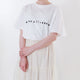"Have a break" 音楽ロゴTシャツ ホワイト 音楽記号 リピート 四分休符 Xtimes レディース メンズ 人気 おしゃれ 20代 30代 - QurioStore QurioS