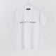 "Have a break" 音楽ロゴTシャツ ホワイト 音楽記号 リピート 四分休符 Xtimes レディース メンズ 人気 おしゃれ 20代 30代 - QurioStore QurioS