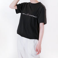 "Have a break" 音楽ロゴTシャツ ブラック 音楽記号 リピート 四分休符 Xtimes レディース メンズ 人気 おしゃれ 20代 30代 - QurioStore QurioS