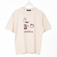 How many faces?" シミュラクラ現象Tシャツ ライトベージュ 心理学 認知科学 マグカップ ドーナツ レディース メンズ 人気 おしゃれ 20代 30代 - QurioStore QurioS