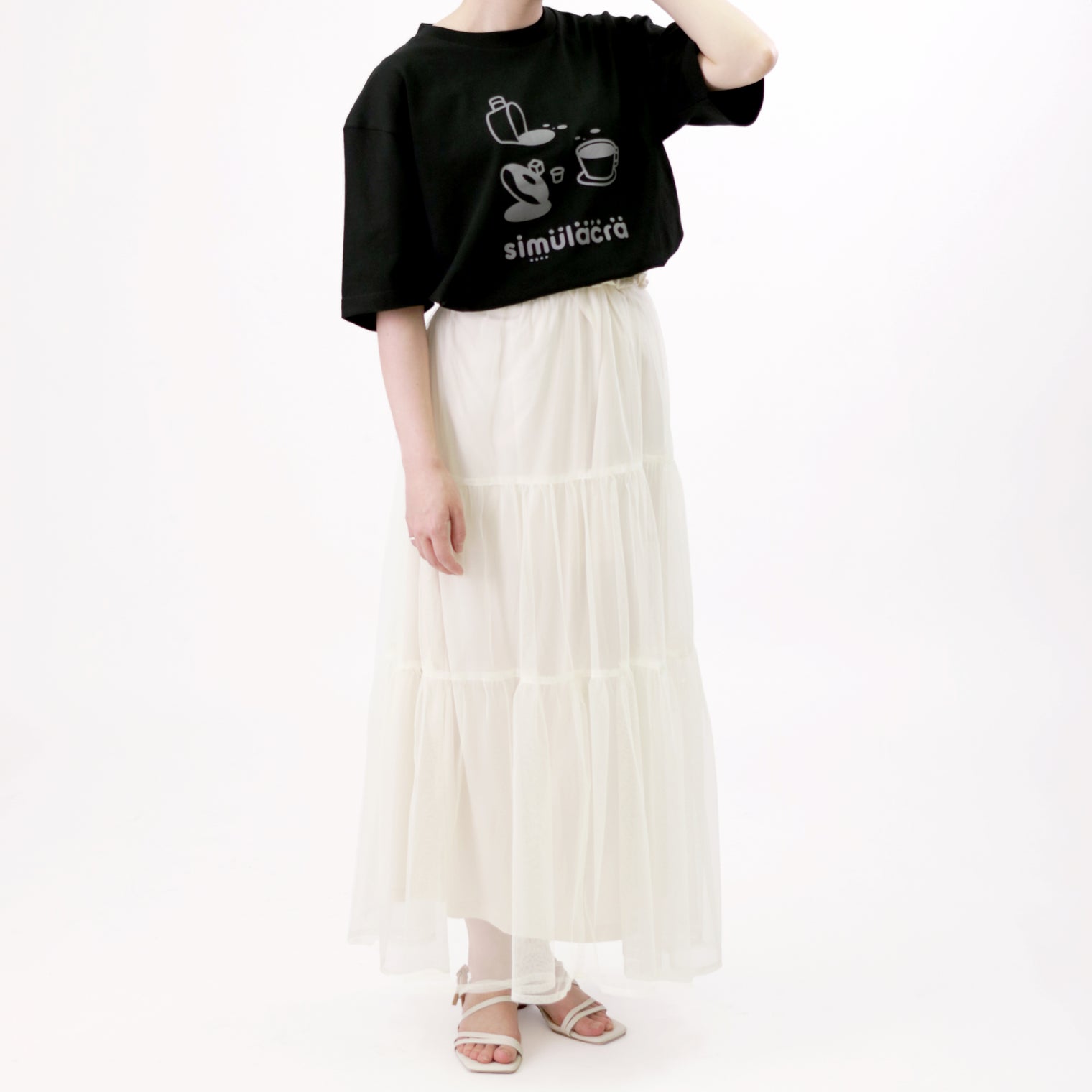 How many faces?" シミュラクラ現象Tシャツ ブラック 心理学 認知科学 マグカップ ドーナツ レディース メンズ 人気 おしゃれ 20代 30代 - QurioStore QurioS