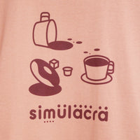 How many faces?" シミュラクラ現象Tシャツ ダスティピンク 心理学 認知科学 マグカップ ドーナツ レディース メンズ 人気 おしゃれ 20代 30代 - QurioStore QurioS