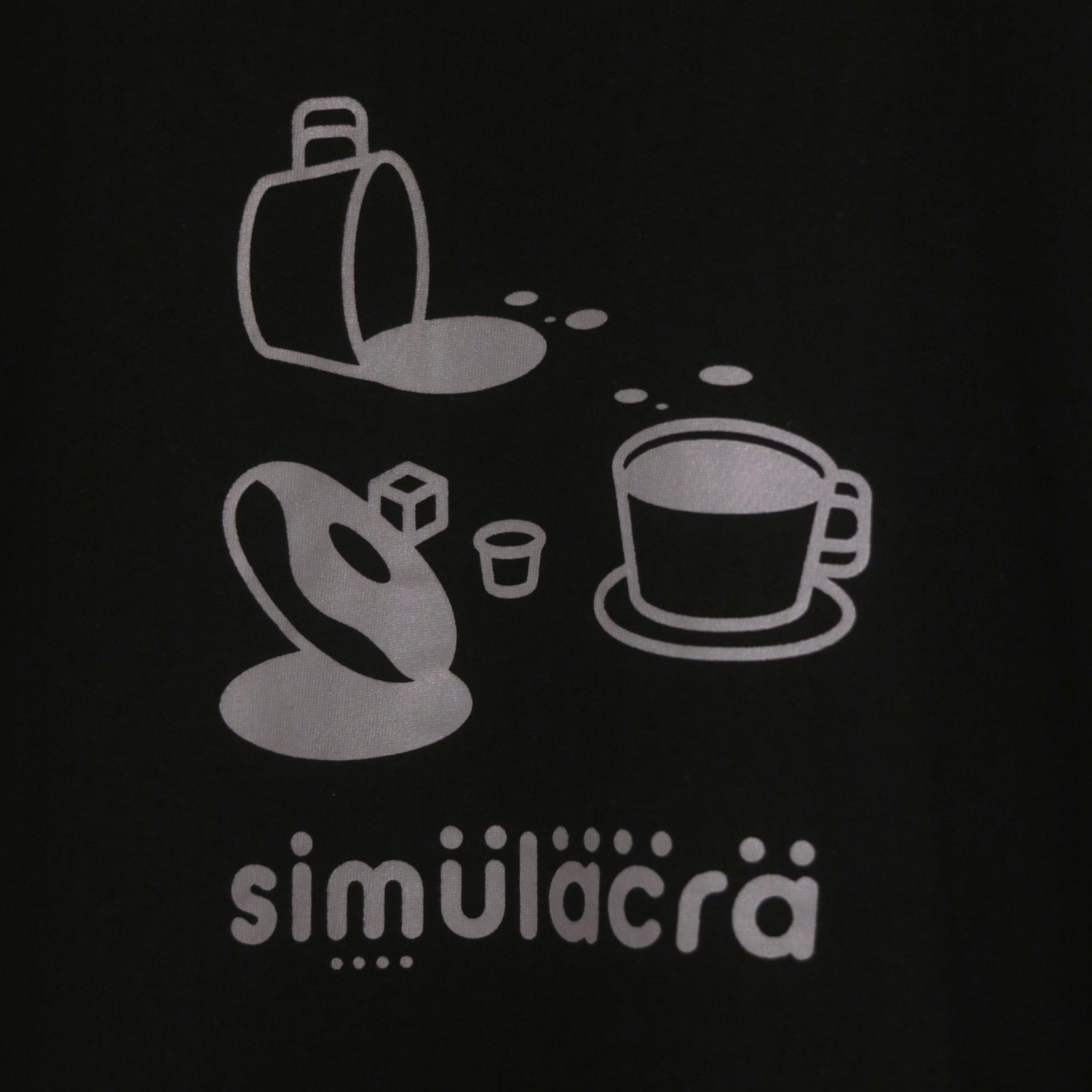 How many faces?" シミュラクラ現象Tシャツ ブラック 心理学 認知科学 マグカップ ドーナツ レディース メンズ 人気 おしゃれ 20代 30代 - QurioStore QurioS