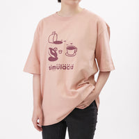 How many faces?" シミュラクラ現象Tシャツ ダスティピンク 心理学 認知科学 マグカップ ドーナツ レディース メンズ 人気 おしゃれ 20代 30代 - QurioStore QurioS