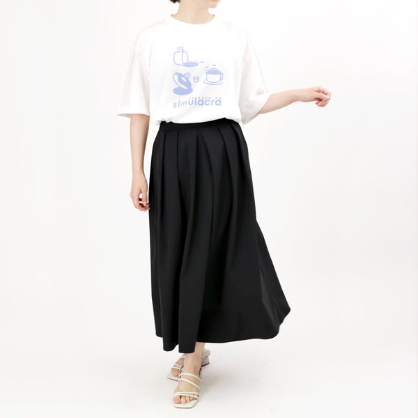 How many faces?" シミュラクラ現象Tシャツ ホワイト 心理学 認知科学 マグカップ ドーナツ レディース メンズ 人気 おしゃれ 20代 30代 - QurioStore QurioS
