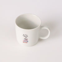 "我読む、ゆえに我あり" マグカップ ホワイト 哲学 デカルト 方法序説 我思う ゆえに我あり 読書 カフェ おしゃれ プレゼント かわいい 女性 男性 - QurioStore QurioS