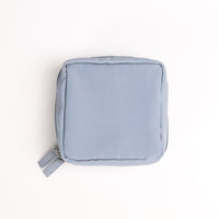 "汝自身を知れ" ポーチ ライトグレー 哲学 ソクラテス メイク トラベル 自分の無知を自覚せよ - QurioStore QurioS