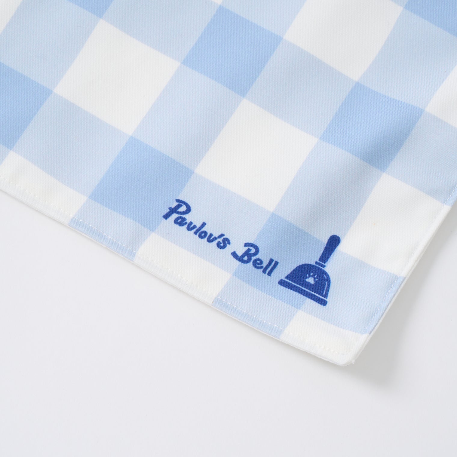 "Pavlov’s Bell" おいしい予感ランチョンマット レッド ブルー 生理学 プレースマット 犬 ベル パブロフ 食事 - QurioStore QurioS