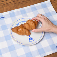 "Pavlov’s Bell" おいしい予感プレート レッド ブルー 生理学 プレート 犬 ベル パブロフ 食器 平皿 - QurioStore QurioS