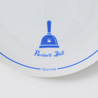 "Pavlov’s Bell" おいしい予感プレート レッド ブルー 生理学 プレート 犬 ベル パブロフ 食器 平皿 - QurioStore QurioS