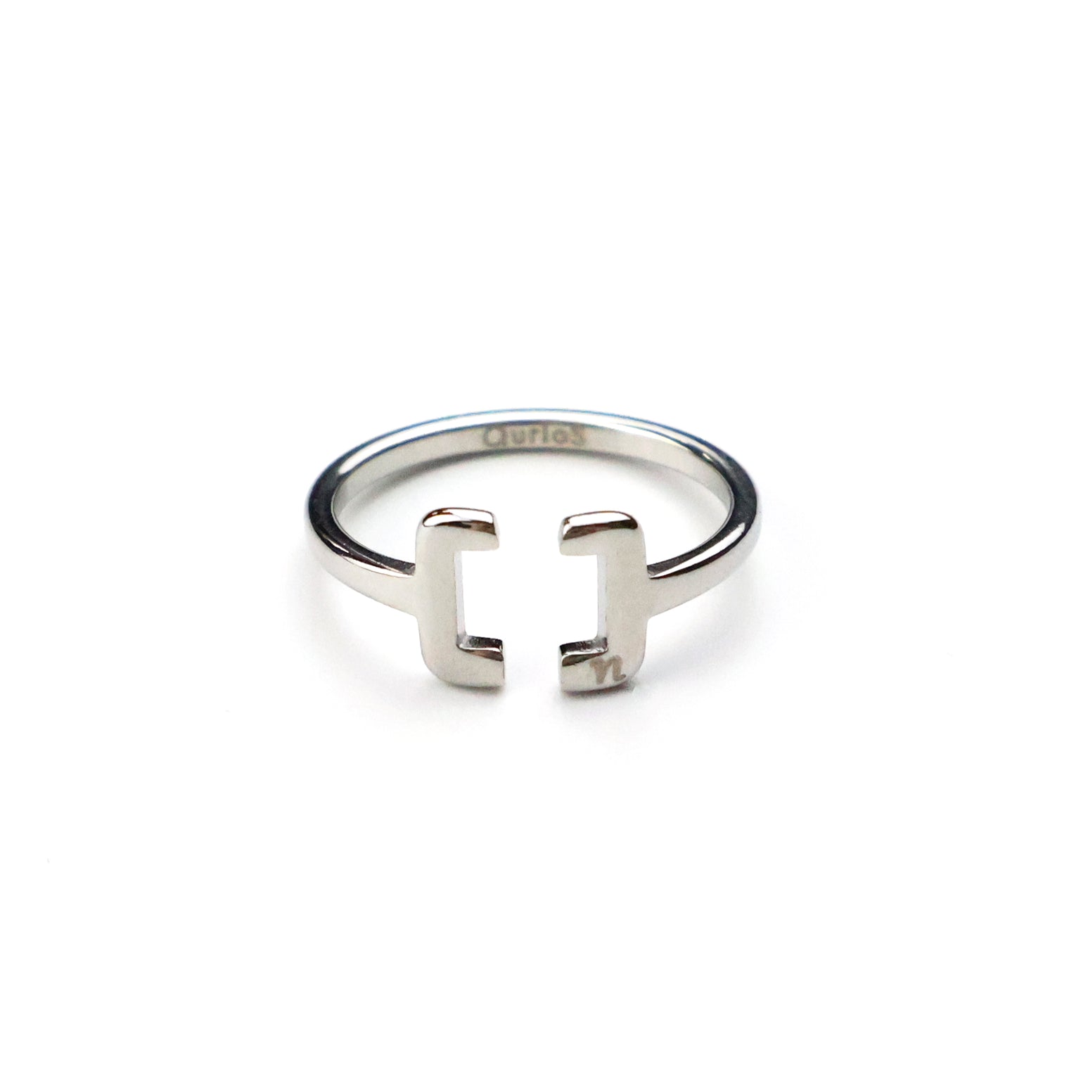 "Polymer" リング シルバー 化学 ポリマー 構造 記号 指輪 フリーサイズ - QurioStore QurioS