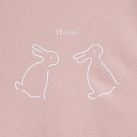 "Same?" Tシャツ ダスティピンク 哲学 多義図形 錯視 ウサギ アヒル - QurioStore QurioS